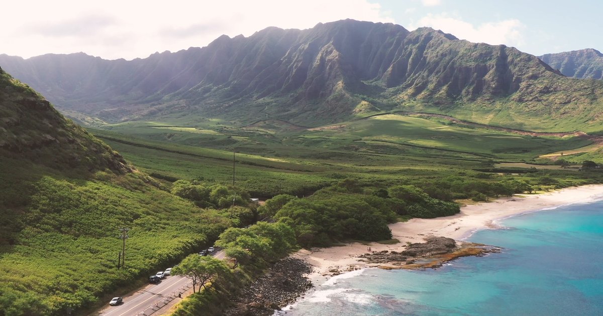 Hawaiian coastline